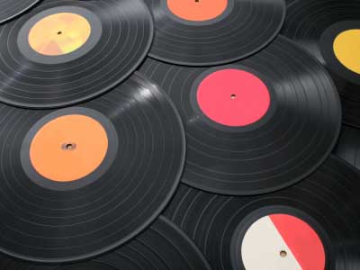 vinyl records