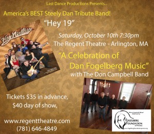 Hey Nineteen “An Evening of Steely Dan” & Don Campbell “An Evening of Dan Fogelberg” @ Regent Theatre | Arlington | Massachusetts | United States